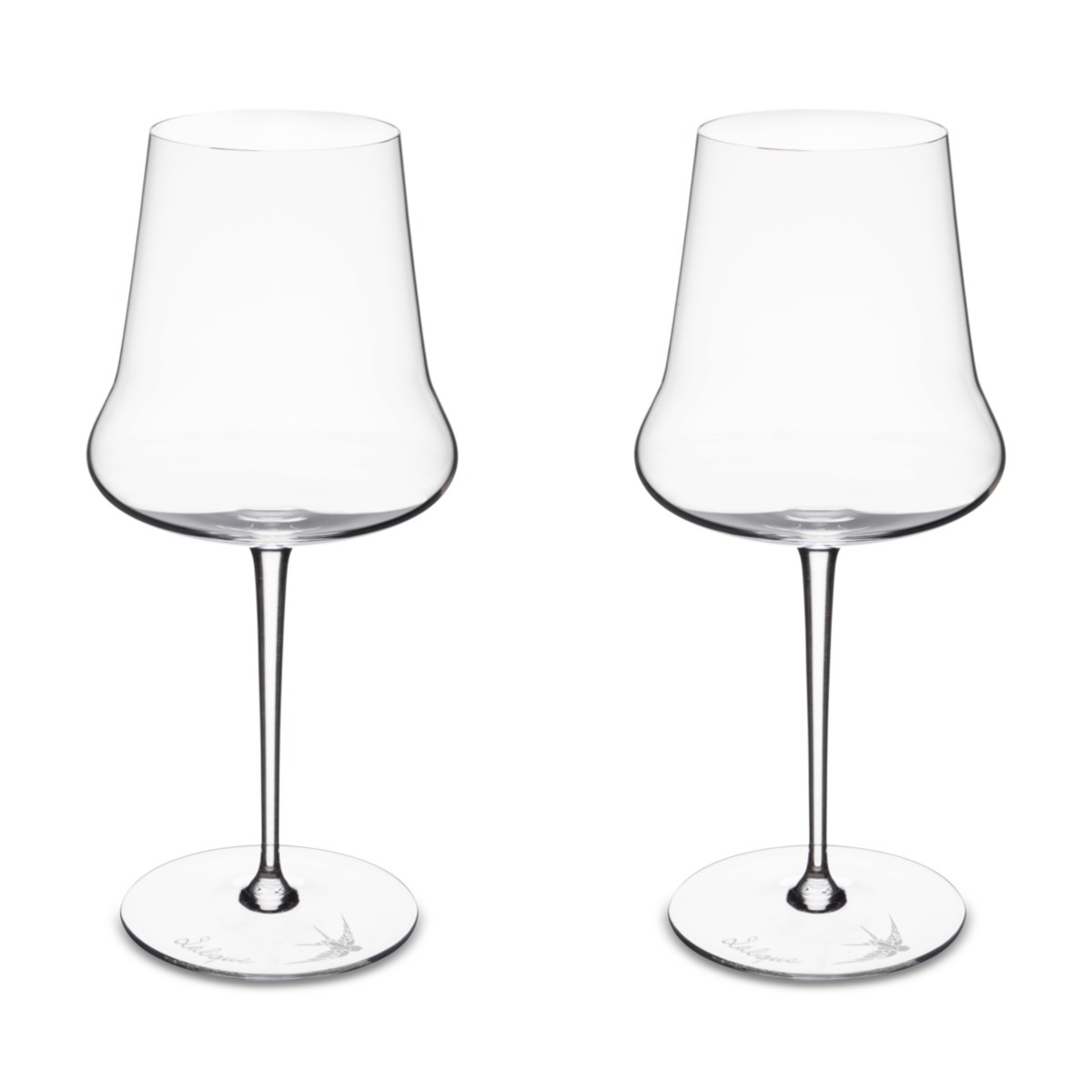 Lalique 1er Cru Wine Glasses, Set of 2 in Clear