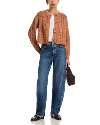 Cable Knit Cardigan Sweater - Exclusive