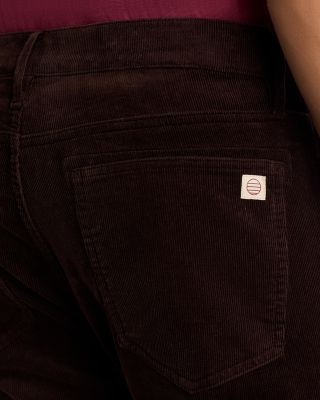 5 Pocket Flex Cords Slim Straight Fit Pants