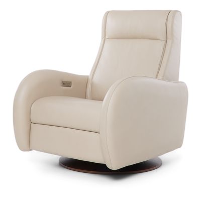 Nova Echo Leather Power Swivel Recliner
