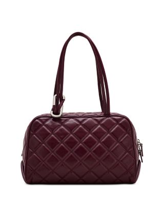 The Quilted Leather Dual Satchel