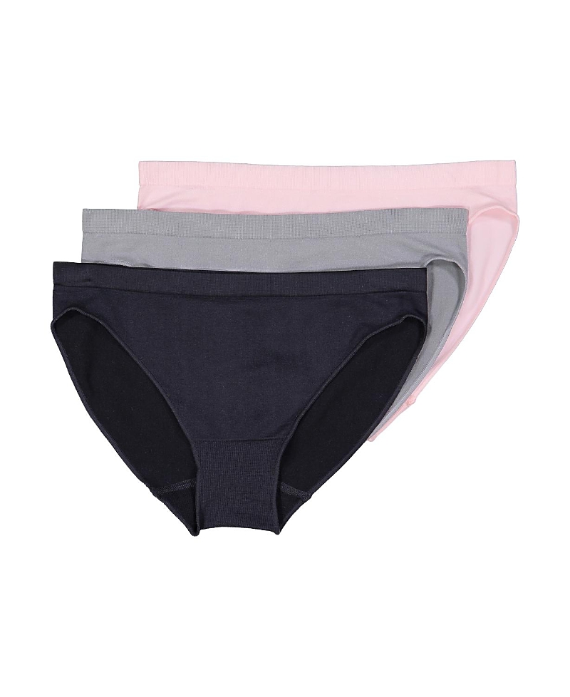 Brabar Comfy Undies Hi Leg Bikini, 3 Pack In Multi