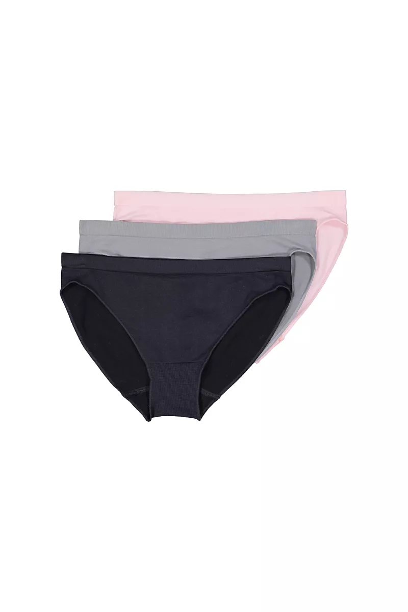 Brabar Comfy Undies Hi Leg Bikini, 3 Pack