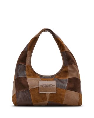 The Suede Patchwork Sack Bag