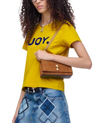 The Suede Dual Chain Mini Bag