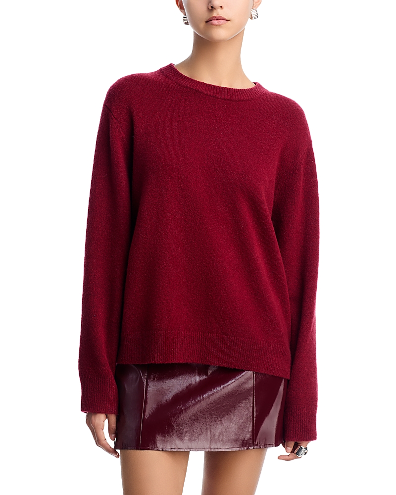 French Connection Emilia Knit Boyfriend Sweater In Red