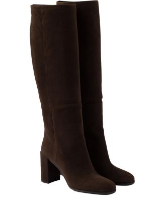 Women's Heeled Suede Boots