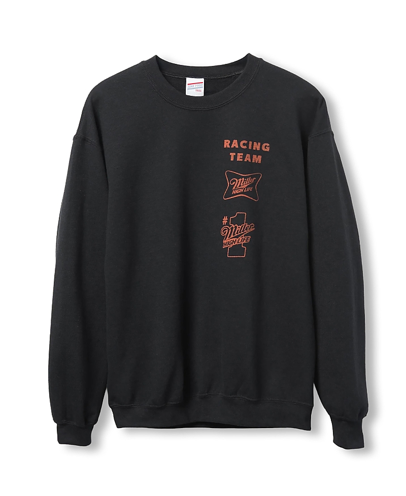 Junk Food Clothing Unisex Miller High Life Racing Pit Flea Market Fleece Sweatshirts