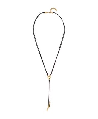  Heartline Leather Necklace