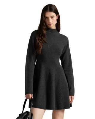 Cashmere Turtleneck Sweater Dress