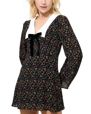 Yasmin Crepe Collared Dress