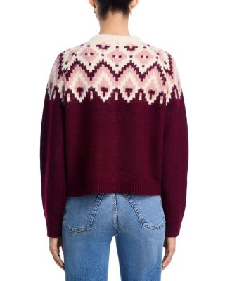 Fair Isle Crewneck Cardigan - Exclusive