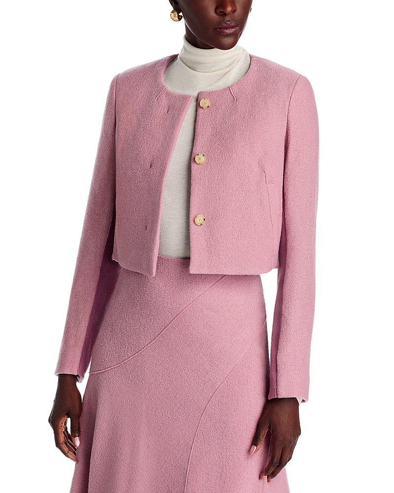 Hugo Boss Jicena Jacket In Pink