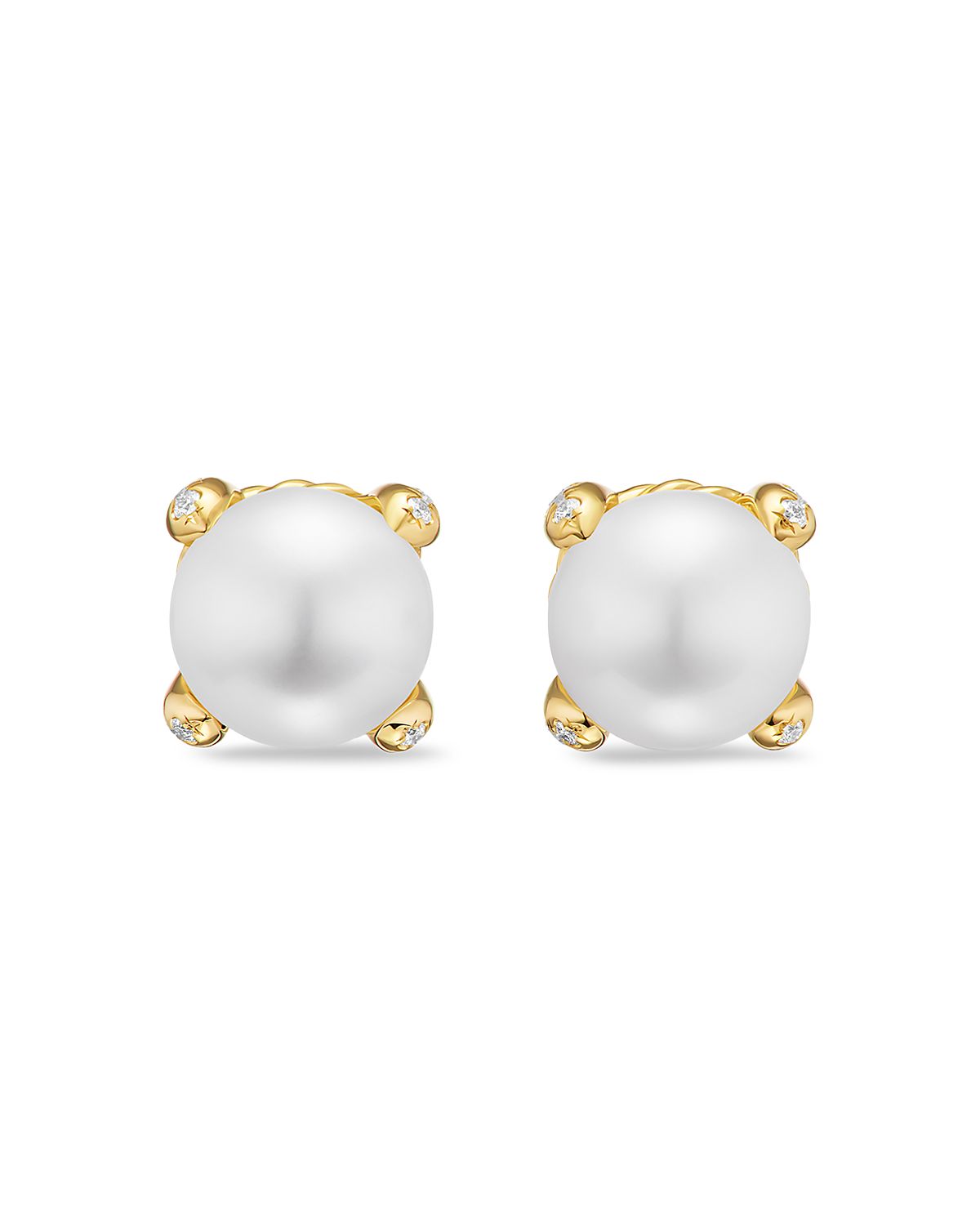 David Yurman Cultured Freshwater Pearl Classics Stud Earrings
