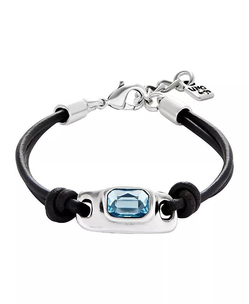 UNOde50 Blue Faceted Crystal Bracelet