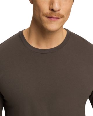 Cotton Solid Long Sleeve Pajama Tee 