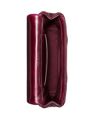 Mini Kira Diamond Quilted Leather Flap Bag