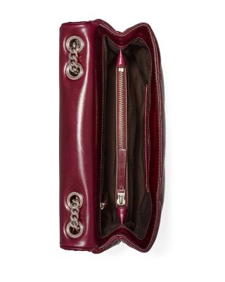 Kira Diamond Quilted Leather Convertible Shoulder Bag