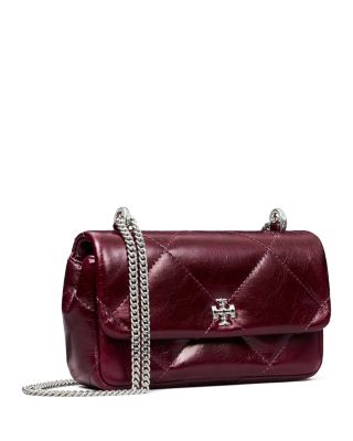 Mini Kira Diamond Quilted Leather Flap Bag