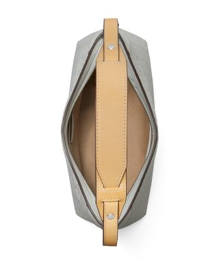 T Monogram Soft Pebble Medium Shoulder Bag