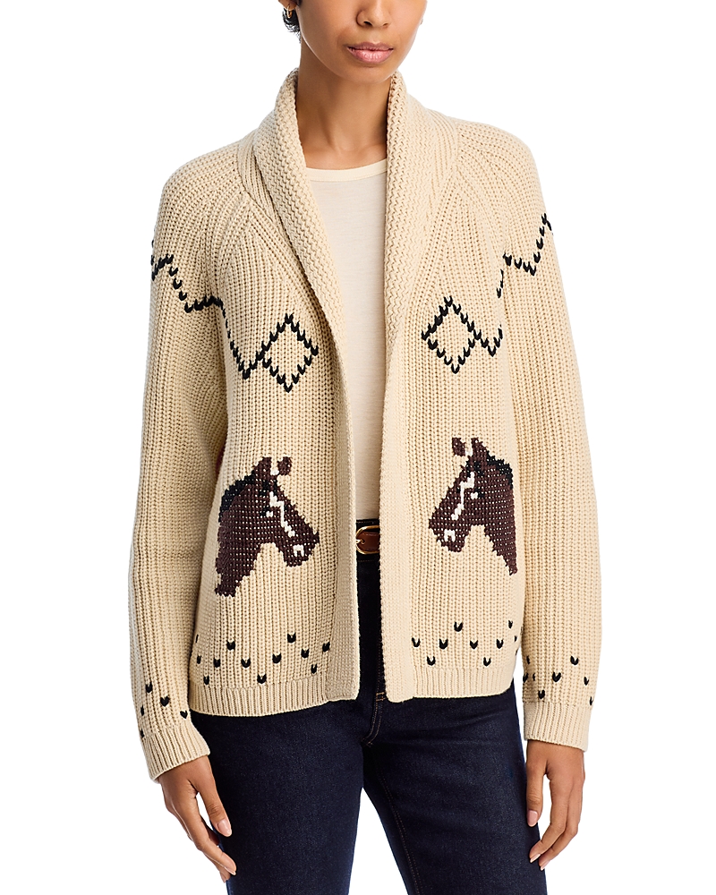 The Great The Horse Lodge Cardigan In White