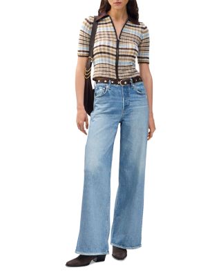 Leva Short Sleeve Zip Polo Sweater