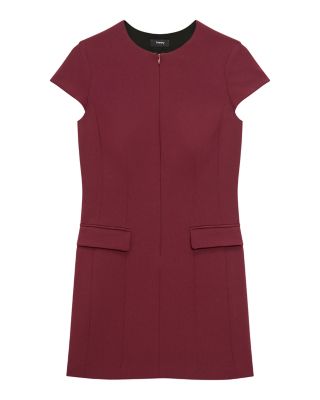 Tailored Zip Front Dress