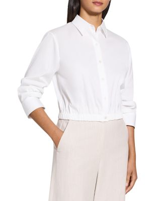 Cropped Shirt in Good Cotton