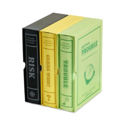 2025 Vintage Bookshelf Assortment 3 Pack: Guess Who, Risk, Trouble