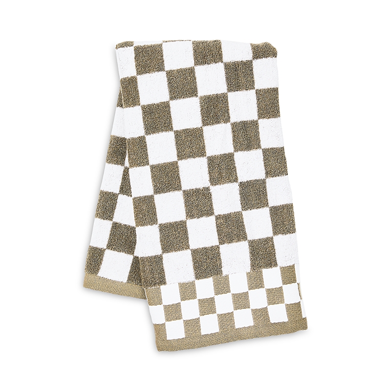 Mackenzie-childs Check Hand Towel In Gray