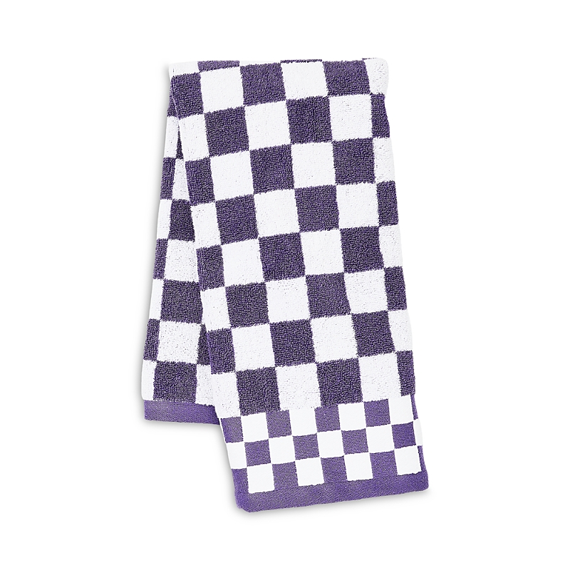 Mackenzie-childs Check Hand Towel In Purple