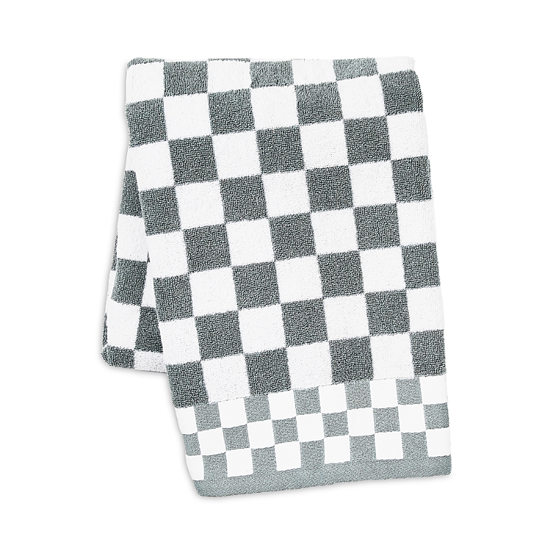Mackenzie-childs Check Bath Towel In Gray