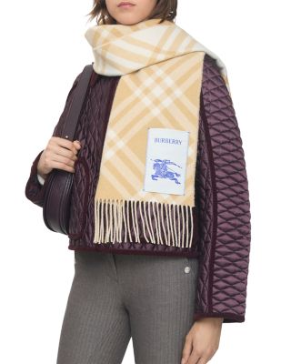 Check Cashmere Scarf