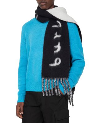 Reversible Logo Alpaca & Wool Blend Scarf