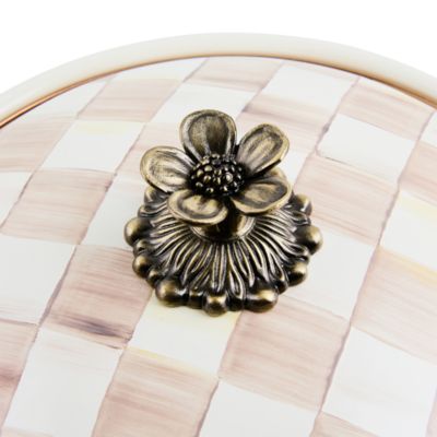 Mocha Check Medium Casserbole