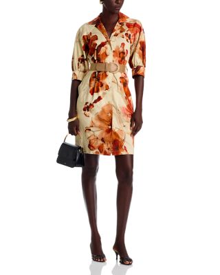 Floral Print Shirtdress