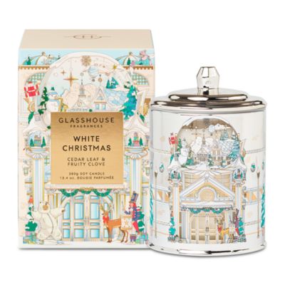 Glasshouse Fragrances - White Christmas Candle 13.4 oz.