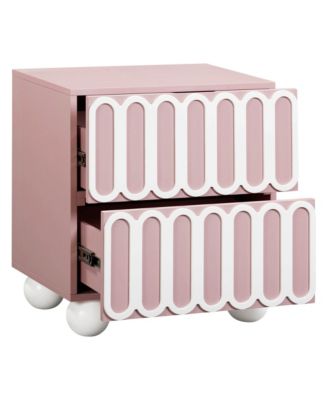 Tori Motif 2-Drawer Nightstand