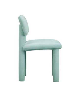 Elise Pale Blue Performance Velvet Dining Chair