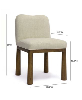 Tiara Performance Basketweave Fabric Dining Chair