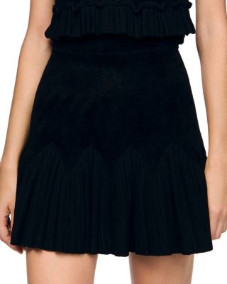 Orea Velvet Mini Skirt