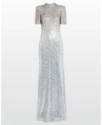 Jourdain Sequin-Embellished Gown
