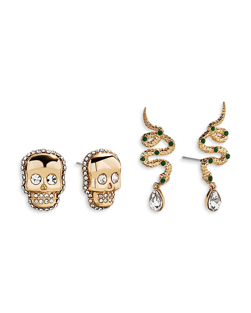 Baublebar Venom And Vibes Earring Set In Gold