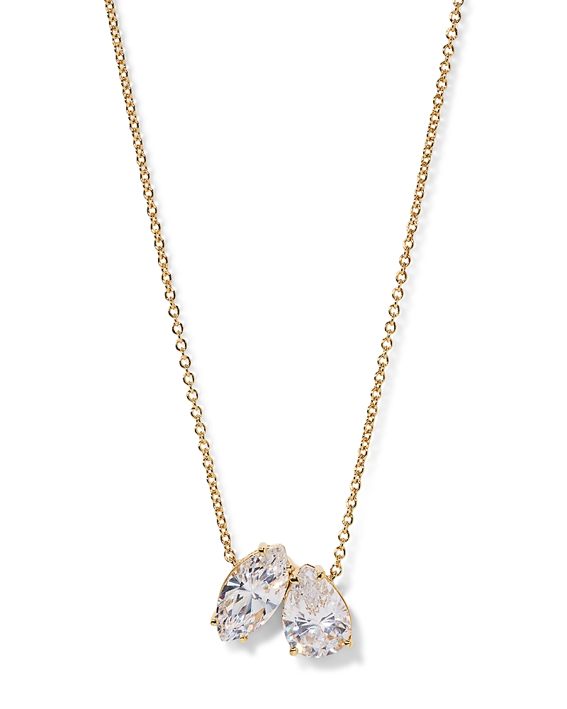 Nadri Everleigh Cubic Zirconia Pendant Necklace In Gold