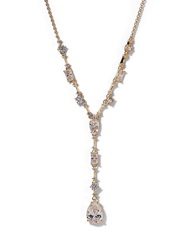Nadri Everleigh Cubic Zirconia Y-necklace In Gold