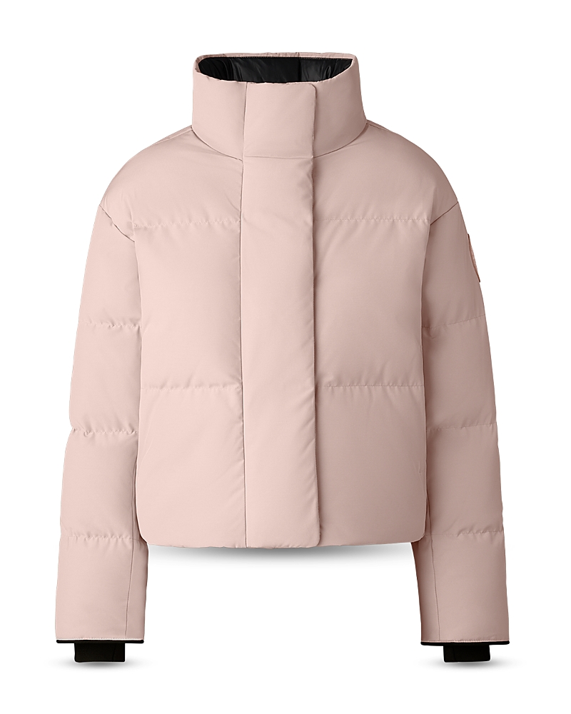 Canada Goose Long-sleeved Stand-collar Down Jacket In Pink