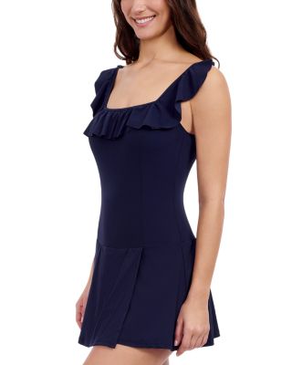 Tutti Frutti Square Neck Swim Dress