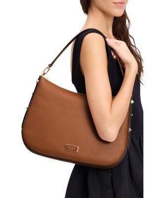 Liv Large Hobo Leather Shoulder Bag