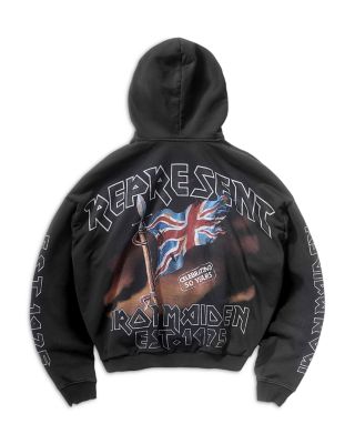 Represent Iron Maiden X Steed Graphic Pullover Hoodie