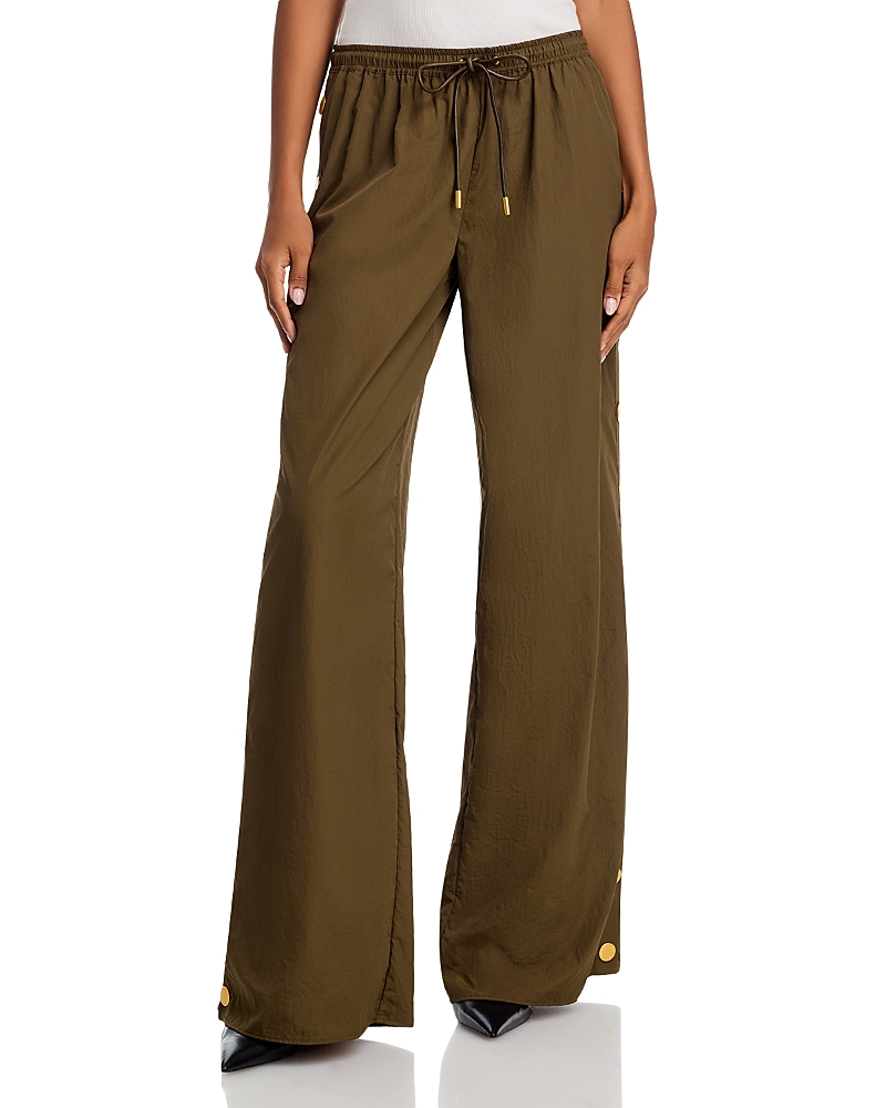 L Agence L'agence Valkyrie Snap Side Pants In Green